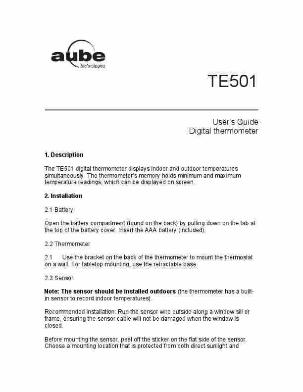 Aube Technologies Thermometer TE501-page_pdf